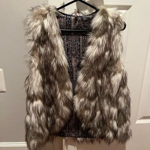 Free People Call Of The Wild Fur Vest